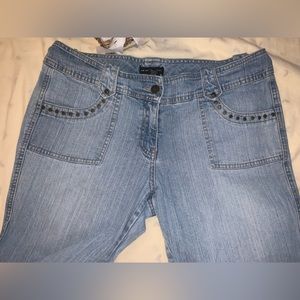 Vintage New York & Company studded jeans